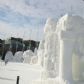 Massive snow sculptures